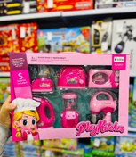 تصویر اسباب بازی ست لوازم آشپزخانه موزیکال طرح Play Kitchen Play Kitchen Musical Kitchen Set Toy