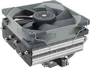 خرید و قیمت Thermalright SI-100 Black CPU Air Cooler, 6×6mm Heat Pipes,  TL-E12B PWM Quiet Fan CPU Cooler with S-FDB V2.0 Bearing, AGHP 3.0  Technology, for AMD AM4 AM5/Intel 1150/1151/1200/1700/2066, PC Cooler