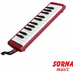 تصویر ملودیکا کروماتیک هوهنر 26 کلید مدل C94264 قرمز و آبی 