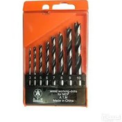 تصویر جعبه مته مخصوص چوب یا مجموعه 8عددی مته نیش دار 