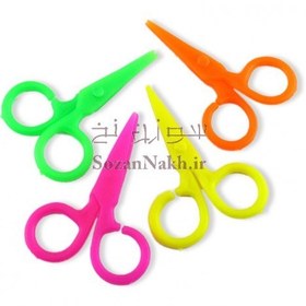 تصویر قیچی پلاستیکی کوچک ( 5 عددی) 