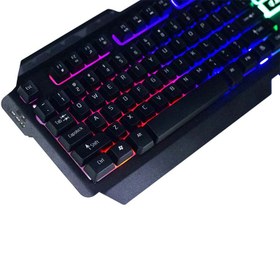 تصویر کیبورد گیمینگ با سیم جرتک مدل K909 ا Jertech K909 Wired Gaming Keyboard Jertech K909 Wired Gaming Keyboard