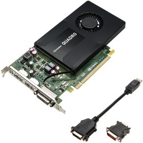 تصویر کارت گرافیک پی ان وای مدل کی 2200 با حافظه 4 گیگابایت Quadro K2200 4GB GDDR5 Graphic Card