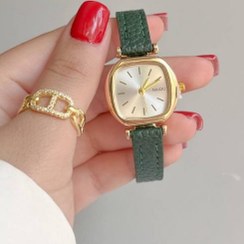 تصویر ساعت مچی زنانه نایدو مدل W8 بند چرمی مینیمال 