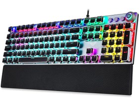 تصویر کیبورد مکانیکی گیمینگ AULA F2088 AULA F2088 Mechanical Keyboard Game Full-key Programmable Marcro Keyboard Anti-ghosting Switch Wired For Gaming Computers