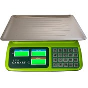 تصویر ترازوی کمری سبز 40 کیلویی با کیبورد استیل 