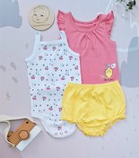 تصویر ست تاپ، بادی و شورت لوپیلو - 2-6 ماه 