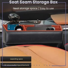 تصویر جعبه نظم دهنده داخل خودرو ژوس Zhuse Car Seat Seam Storage Box ZS-CA-002 