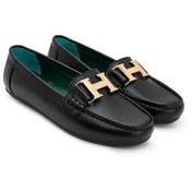 تصویر کفش زنانه چرمی کالج شیما مدل 801 HL مشکی 