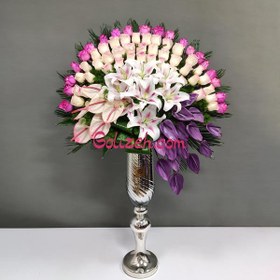 تصویر جام گل رز لب ماتیکی 