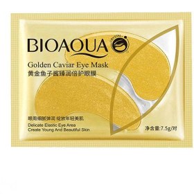 تصویر ماسک زیر چشم ورقه ای خاویار طلایی وزن 7.5 گرم GOLDEN CAVIAR EYE MASK