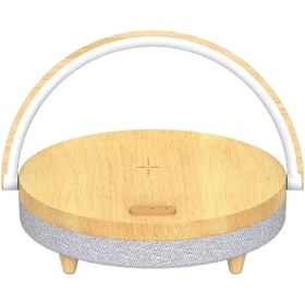 تصویر اسپیکر چندمنظوره شیائومی EZVALO مدل LYYD01 Xiaomi LYYD01 EZVALO Wireless Charging Music Lamp