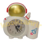 تصویر ساعت جا قلمی دار فانتزی طرح فضانورد 