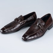 تصویر کفش لوفر قهوه‌ای - 53986 