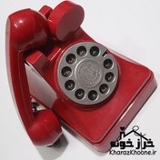 تصویر تلفن رومیزی قدیمی دکوری 