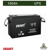 تصویر باتری یو پی اس 12 ولت 100 آمپر صنعت ا Sannat HRA12 100 VRLA Battery Sannat HRA12 100 VRLA Battery