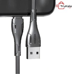 تصویر کابل شارژر موکسوم تایپ سی مدل MX-CB54 Moxum type C charger cable model MX-CB54