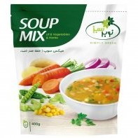تصویر میکس سبزیجات سوپ نوبر سبز مقدار 400 گرم 