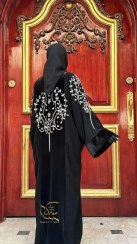 تصویر خرید عبای روژان الماس | عبای مجلسی زنانه شیک و لوکس 
