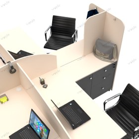 تصویر میز کار گروهی مدل W102 