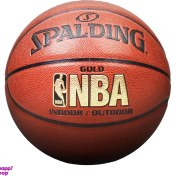 تصویر توپ بسکتبال مدل spalding gold 