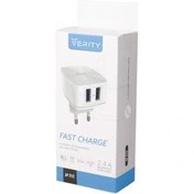 تصویر شارژر دیواری وریتی مدل AP2112 به همراه کابل تبدیل microUSB ا Verity AP2112 Charger Verity