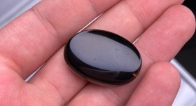 تصویر عقیق جزع مشکی کد ۲۶۳ 