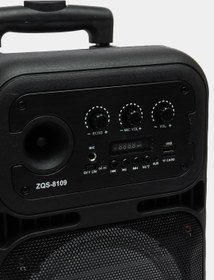 تصویر اسپیکر سایز بزرگ بلوتوثی چمدانی مدل ZQS-8109 SPEAKER ZQS-8109