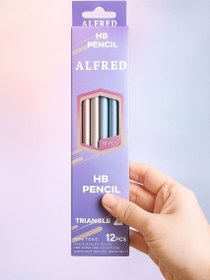 تصویر مداد سیاه ۱۲ عددی برند ALFRED 