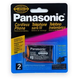 تصویر باطری شارژی تلفن بی سیم پاناسونیک PANASONIC اصلی مدل P301 