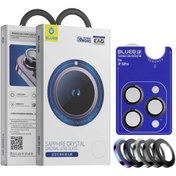 تصویر محافظ لنز بلو Blueo SAPPHIRE یاقوت کبود - نچرال تیتانیوم / 16pro Blueo SAPPHIRE