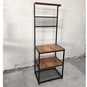 تصویر میز بار فلزی مشکی 