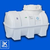 تصویر مخزن آب افقی سه لایه پلی اتیلن 200 لیتری پلاستونیک مدل 7305 PLASTONIC Horizontal Three-layer polyethylene water tank 200 lit