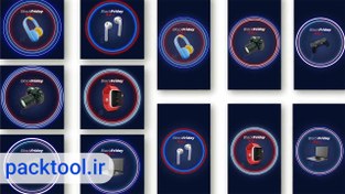 تصویر دانلود پروژه آماده افتر افکت فروش بلک فرایدی در اینستاگرام Black Friday Sale Glow Instagram 