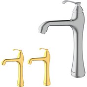 تصویر شیر روشویی پایه بلند شودر مدل کلاسیک 