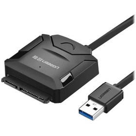 تصویر تبدیل USB 3.0 به SATA 3.0 همراه آداپتور یوگرین مدل 20611-CR108 