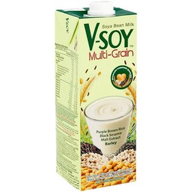 تصویر شیر سویا غلات 1 لیتری V-Soy 