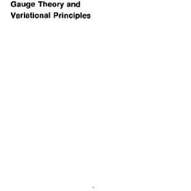 تصویر دانلود کتاب Gauge theory and variational principles 1981 کتاب انگلیسی نظریه سنج و اصول متغیر 1981