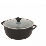 تصویر قابلمه عروس مدل کلاسیک خطی سایز ۴۰ ا Aroos Classic Cooking Pot Aroos Classic Cooking Pot
