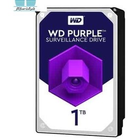 تصویر هارد اینترنال 1ترابایت بنفش HARD SATA WESTERN DIGITAL PURPLE 1TB 