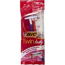 تصویر تیغ اصلاح 2 لبه بیک مدل تویین لیدی Twin Lady Razor 2Blade