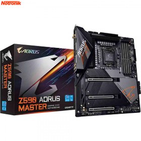 تصویر مادربرد گیگابایت مدل Z590 AORUS MASTER سوکت 1200 GigaByte Z590 AORUS MASTER LGA 1200 Motherboard