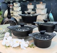 تصویر سرویس قابلمه عروس مدل دیاکو ۱۰ پارچه 