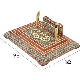 تصویر جاقلمی15*20 خاتم 24سیم 