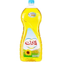 تصویر روغن آفتابگردان ویتامین ای و دی آبی 1350 گرم لادن 