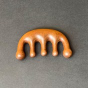 تصویر ماساژور گواشا چوبی شانه ای 