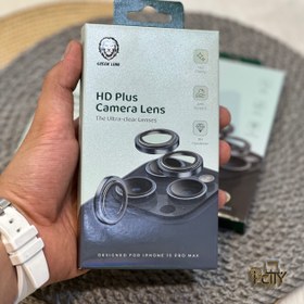 تصویر گلس لنز اچ دی پلاس گرین لاین HD PLUS Camera Lens 15promax 