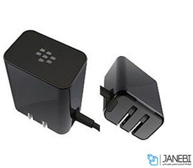 تصویر شارژر سرجعبه میکرو یو اس بی Blackberry ا Blackberry microUSB on box charger Blackberry microUSB on box charger