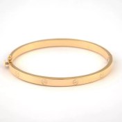 تصویر دستبند کارتی لاو طلایی 269 