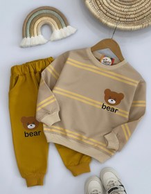 تصویر دورس وشلوار تدی bear کد ۳۱۷۷ سایز۳۵/۴۰/۴۵/۵۰/۵۵ مناسب ۱سال تا ۹ سال
